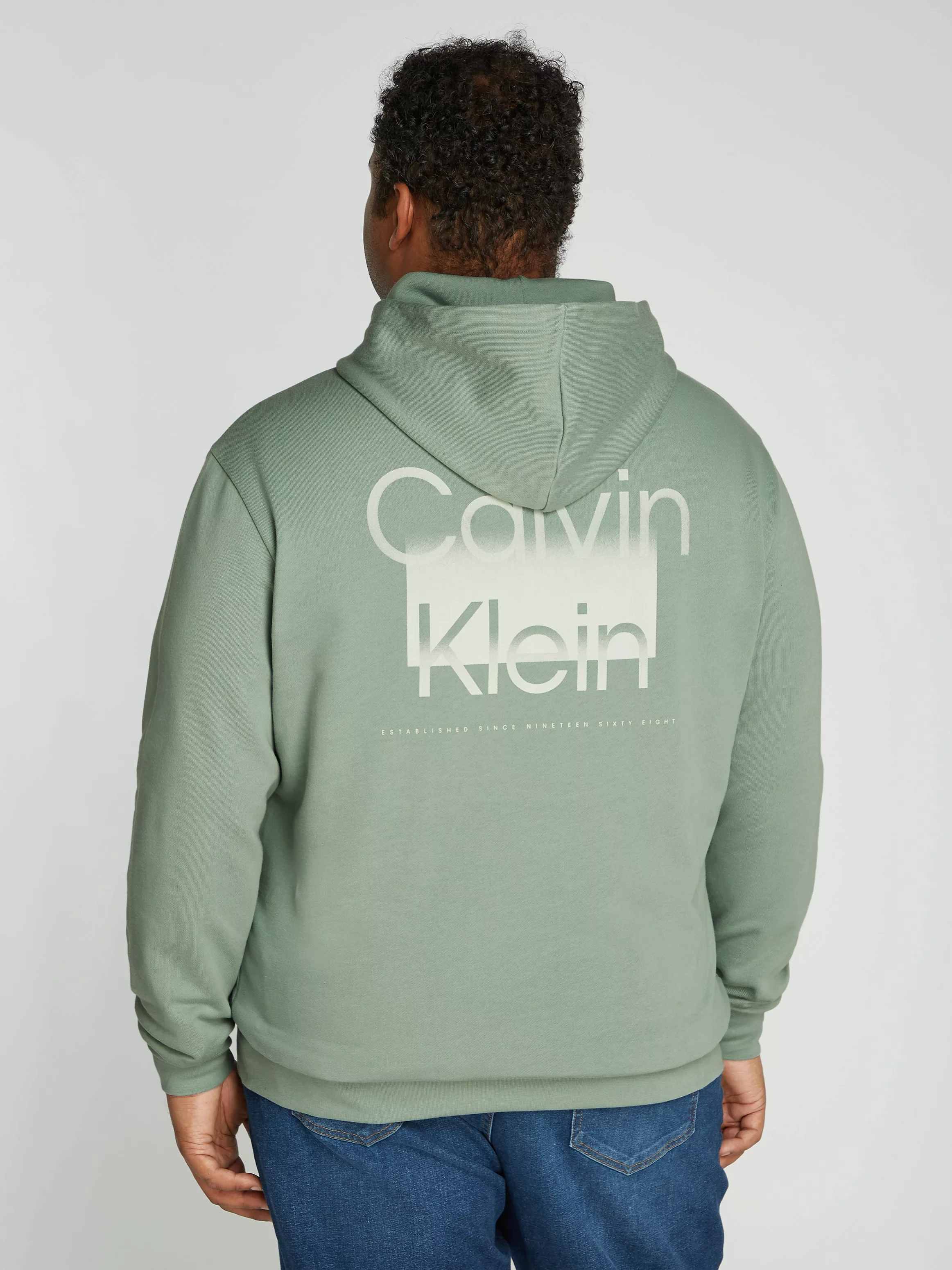 Calvin Klein Big&Tall Kapuzensweatshirt "BT ENLARGERD BACK LOGO HOODIE", in günstig online kaufen
