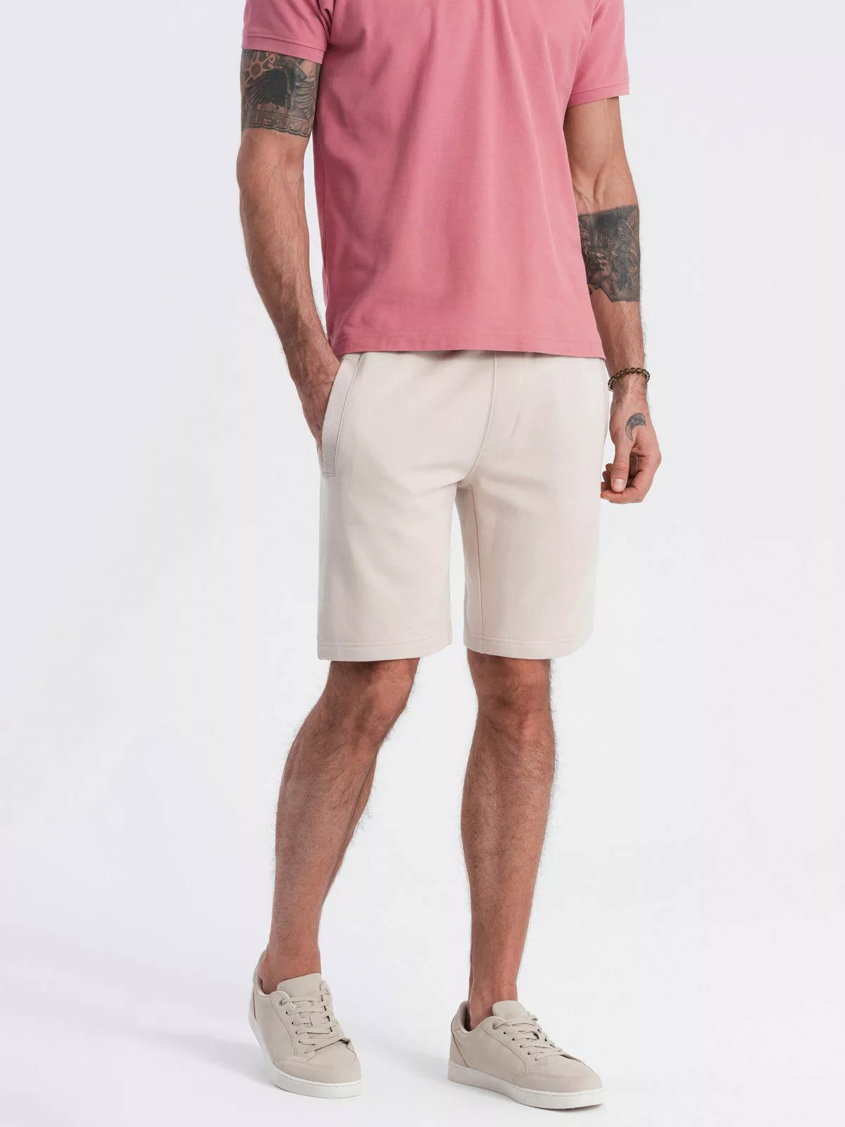 OMBRE Sweatshorts Herrenshorts aus Strick mit günstig online kaufen