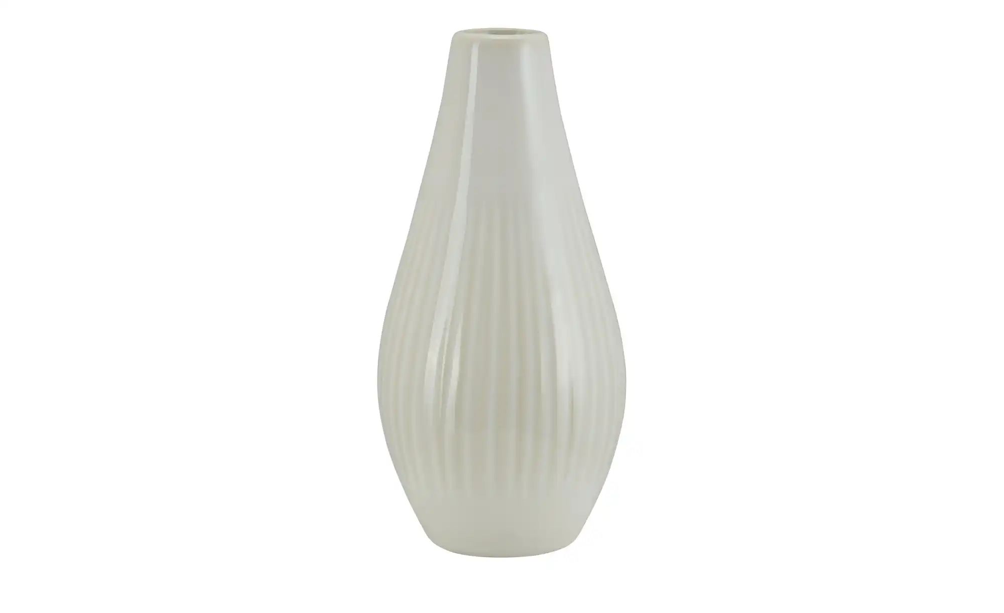 HOME STORY Vase ¦ weiß ¦ Porzellan ¦ Maße (cm): H: 14,5  Ø: 7 Accessoires > günstig online kaufen