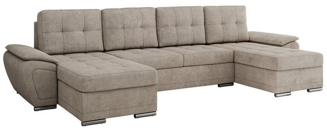 MKS MÖBEL Ecksofa UMBRIA U, Set, Schlafsofa U-form, Wellenfedern, T30-Schau günstig online kaufen