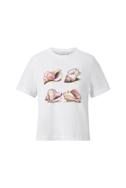 Rich & Royal T-Shirt elegant fit T-Shirt seashell print organic günstig online kaufen