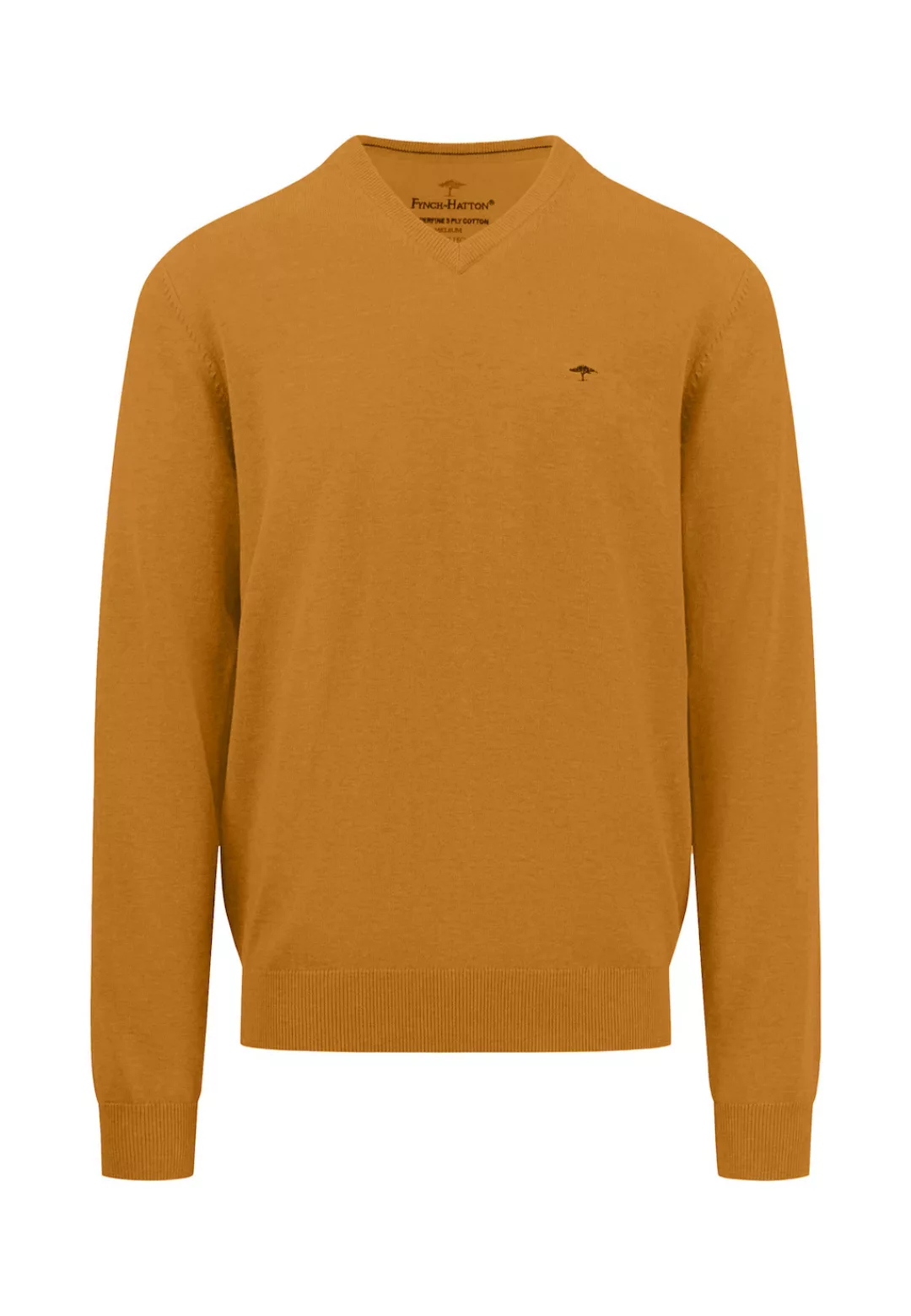 FYNCH-HATTON Strickpullover "FYNCH-HATTON Pullover mit V-Kragen", mit V-Aus günstig online kaufen