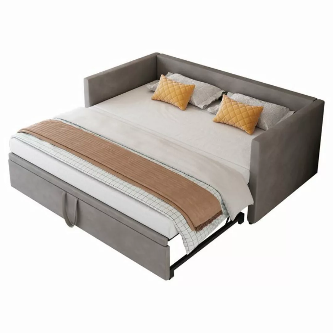 HAUSS SPOLE Bett 90/180x200 cm Ausziehbares Schlafsofa mit Lattenrosten, Sa günstig online kaufen