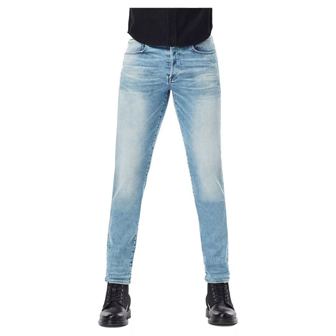 G-star 3302 Straight Tapered Jeans 33 Sun Faded Aqua Marine günstig online kaufen