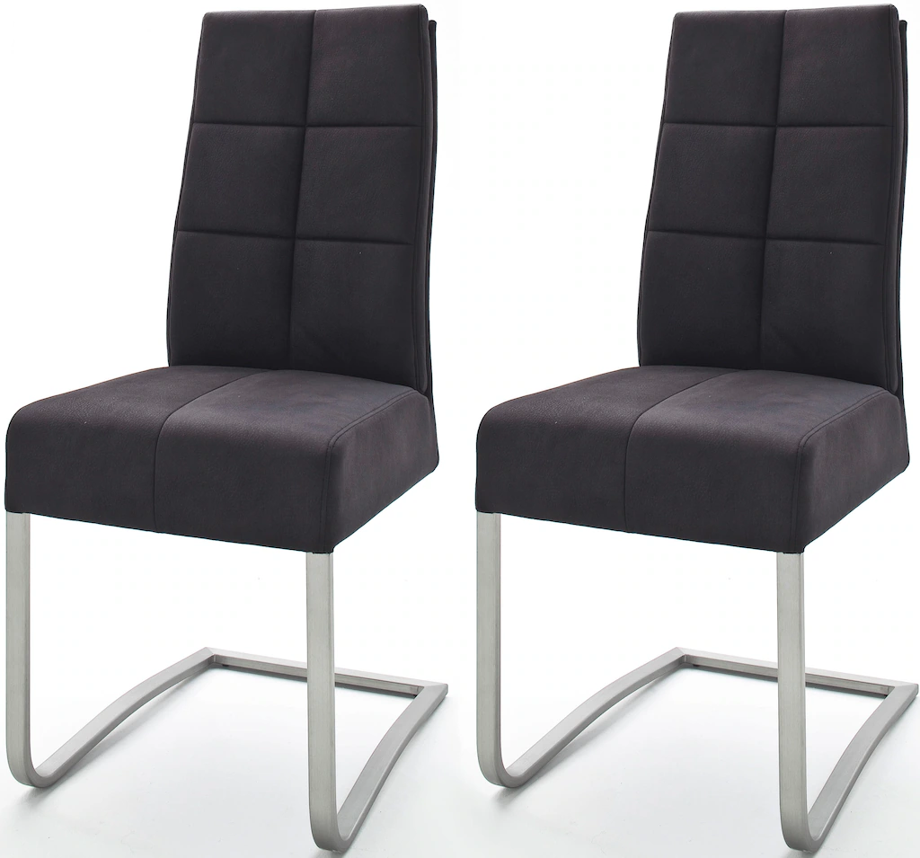 MCA furniture Esszimmerstuhl "Salva Schwingstuhl", (Set), 2 St., Microfaser günstig online kaufen