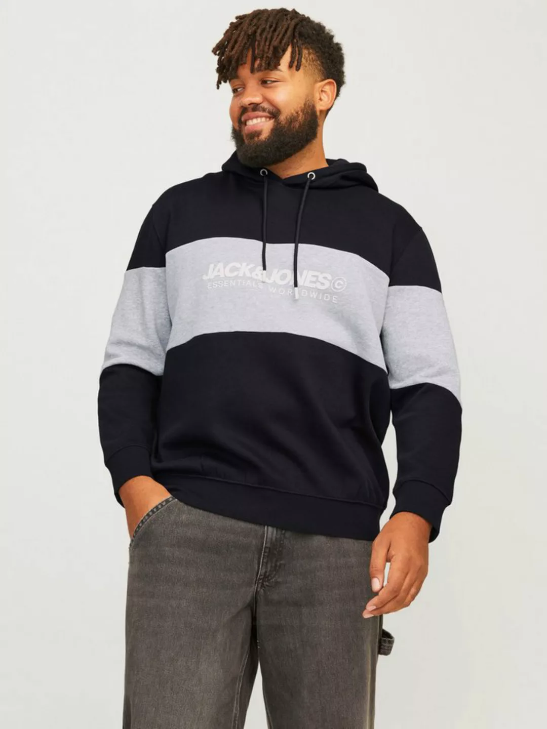 Jack & Jones PlusSize Kapuzensweatshirt JJELEGACY BLOCKING SWEAT HOOD NOOS günstig online kaufen