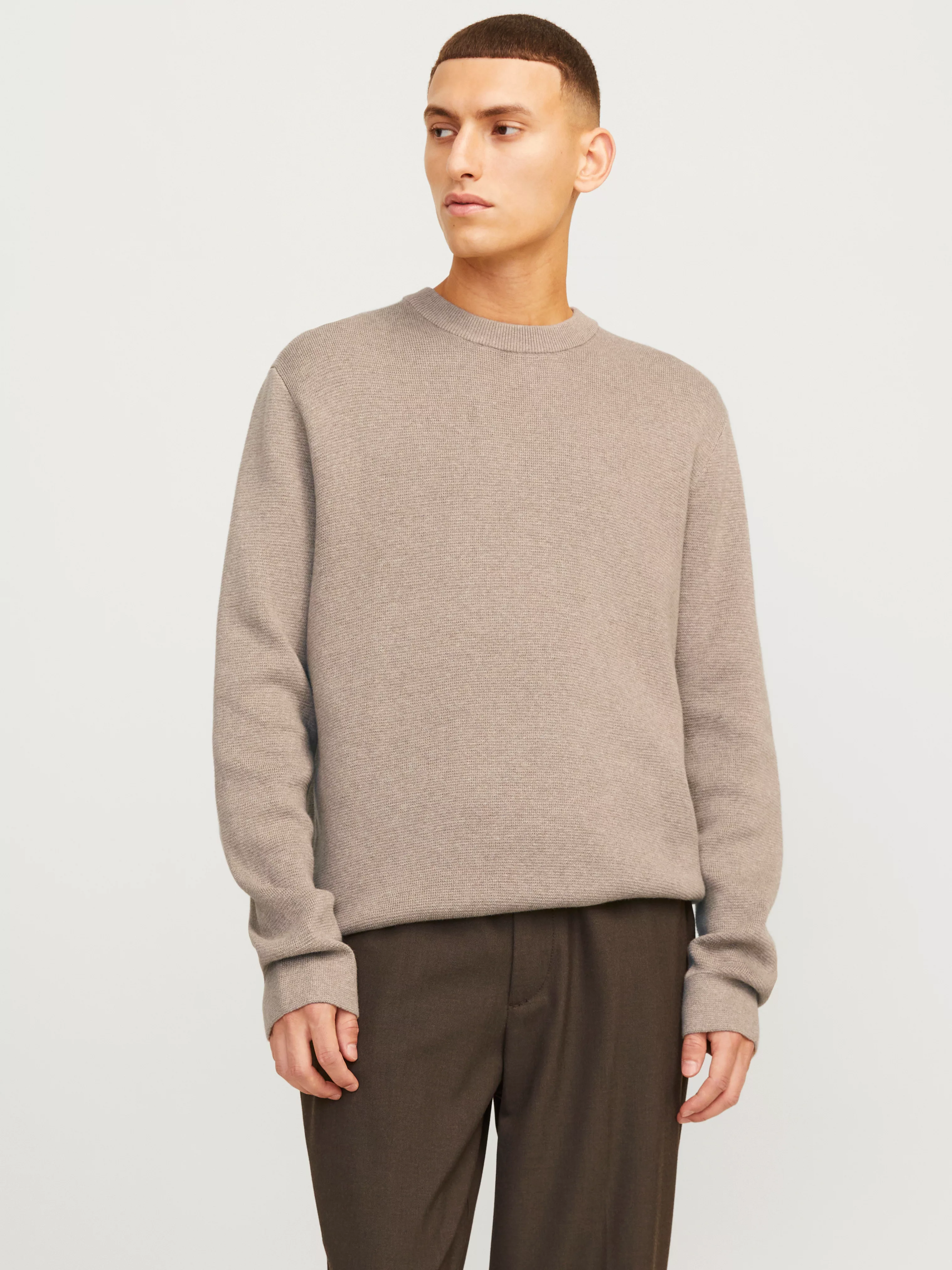 Jack & Jones Strickpullover JPRBLAMILANO STITCH KNIT CREW NECK SN günstig online kaufen