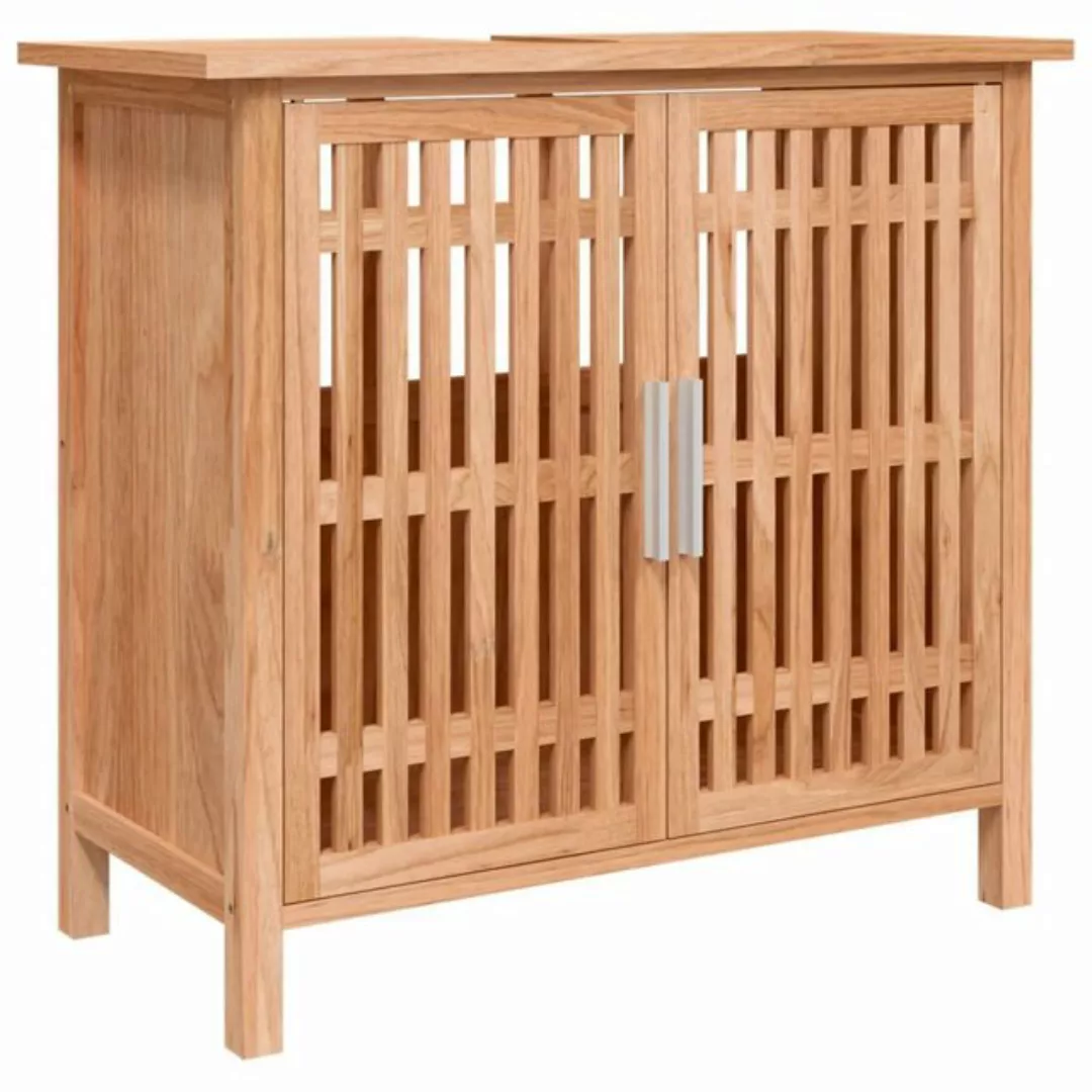 vidaXL Badezimmerspiegelschrank Waschbeckenunterschrank 66x29x61,5 cm Massi günstig online kaufen