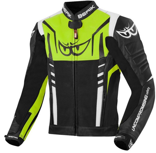 Berik Motorradjacke Striper Motorrad Lederjacke günstig online kaufen