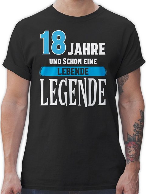 Shirtracer T-Shirt Achtzehnter Legende 18. Geburtstag günstig online kaufen