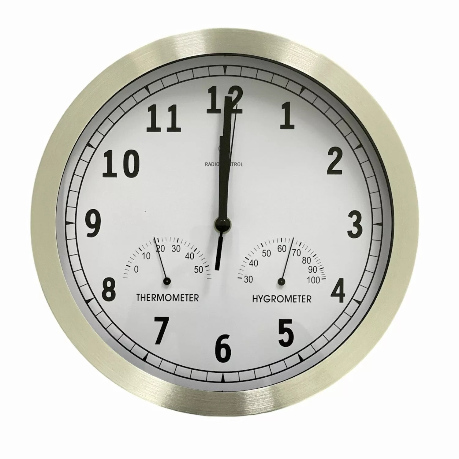 WENKO Funkwanduhr Funk Wanduhr Büro Funkuhr günstig online kaufen