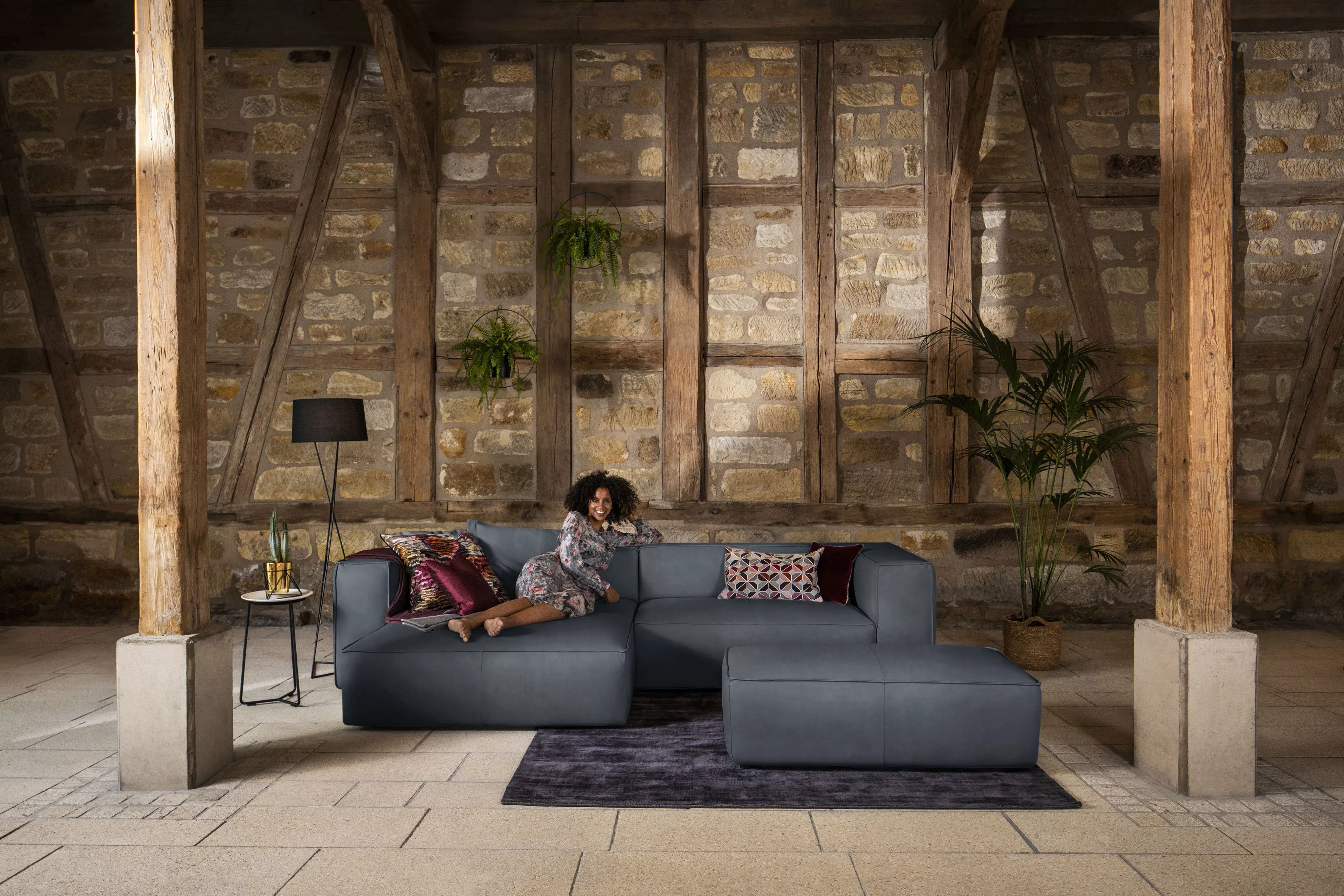 W.SCHILLIG Ecksofa "around-the-block, modern und elegant, bequem, L-Form", günstig online kaufen