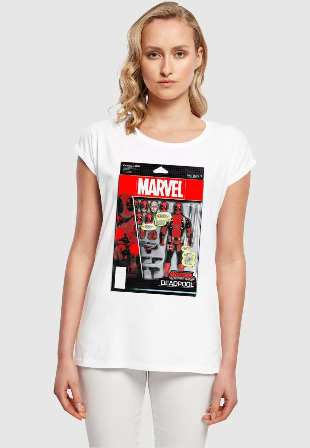 ABSOLUTE CULT T-Shirt "ABSOLUTE CULT Damen Ladies Deadpool - Action Figure günstig online kaufen