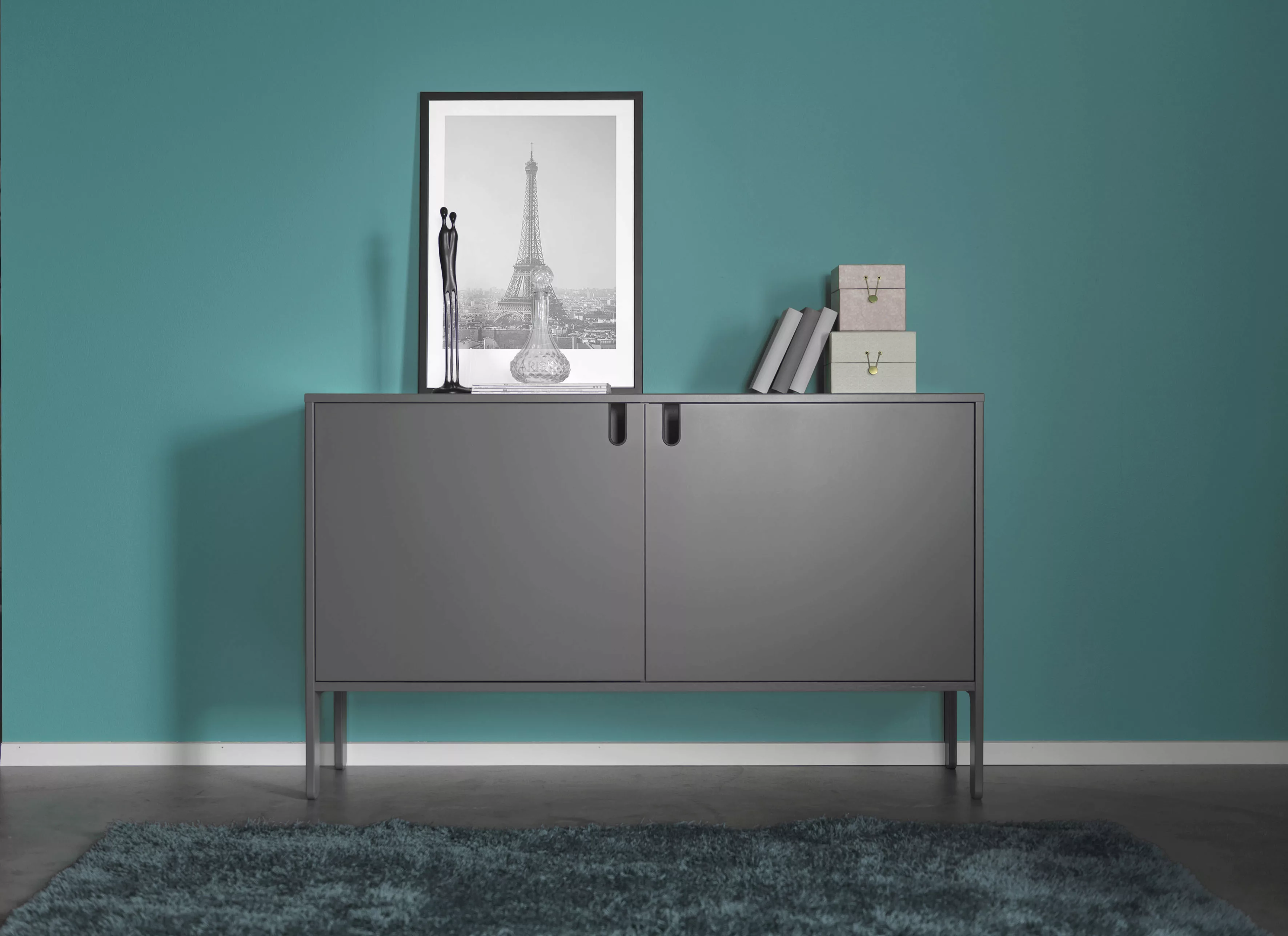 Tenzo Highboard "UNO", mit 2 Türen, 1 Schublade und 5 offenen Fächer günstig online kaufen