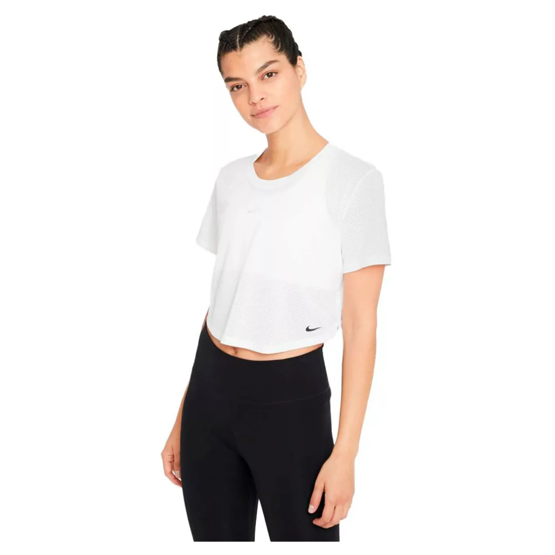 Nike Dri Fit One Kurzarm T-shirt XS White / Black günstig online kaufen