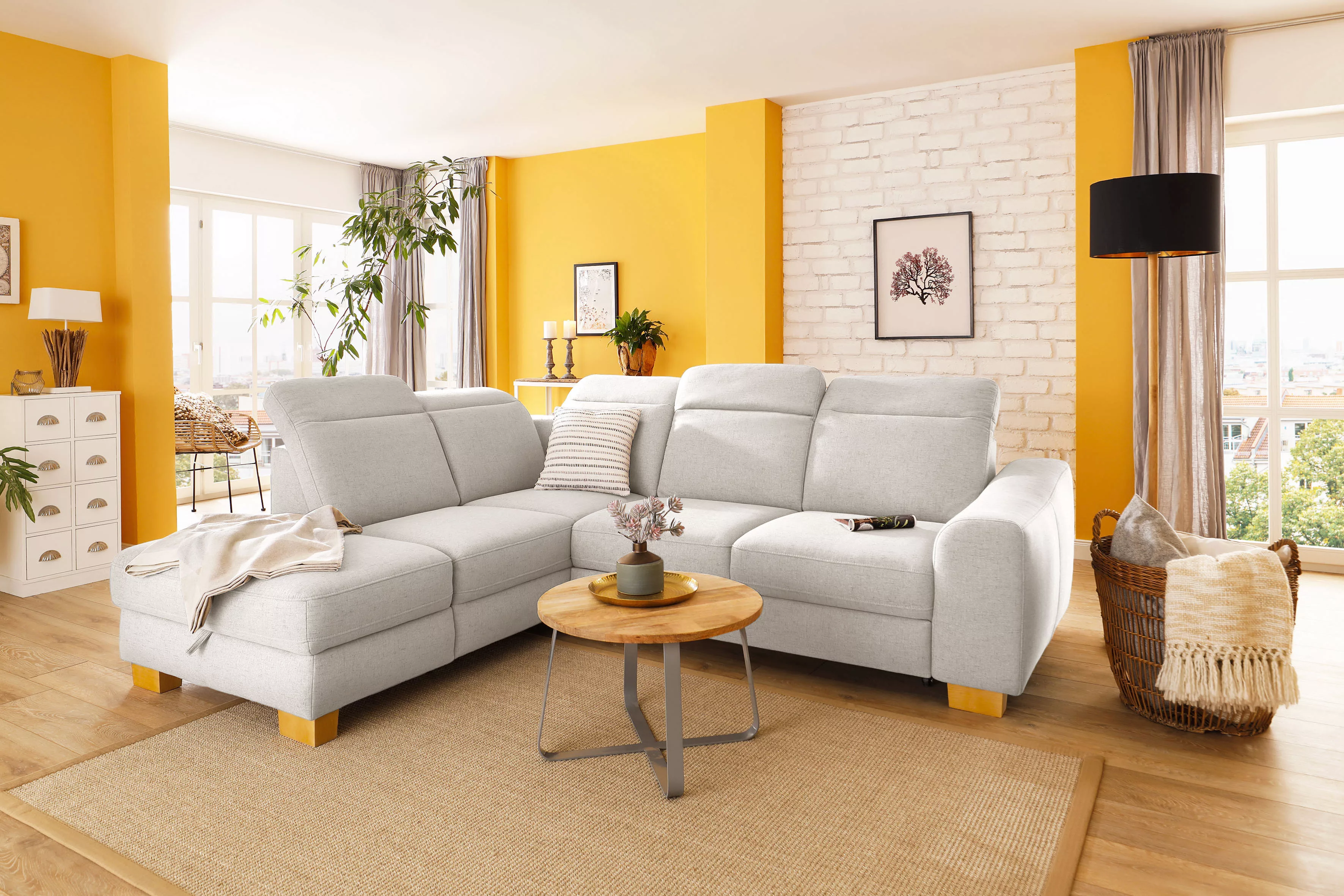 Home affaire Ecksofa "Dundee L-Form" günstig online kaufen