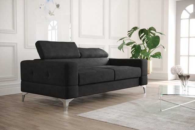 Xlmoebel Sofa Neu Zweisitzer Ledercouch mit Holzgestell und Polsterung in T günstig online kaufen