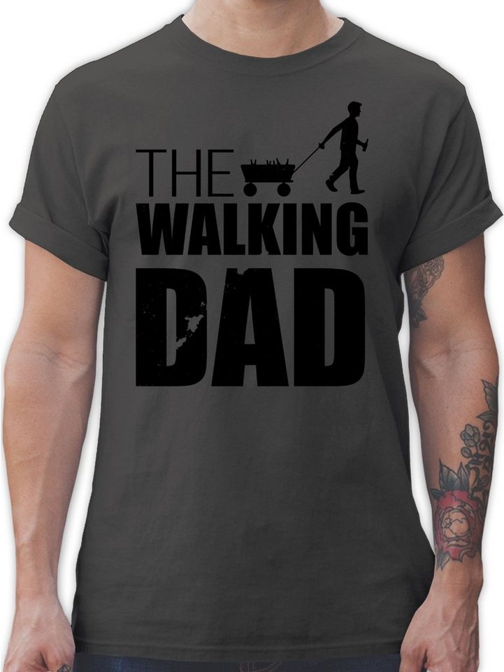 Shirtracer T-Shirt The Walking Dad - Bollerwagen Bier Papa günstig online kaufen