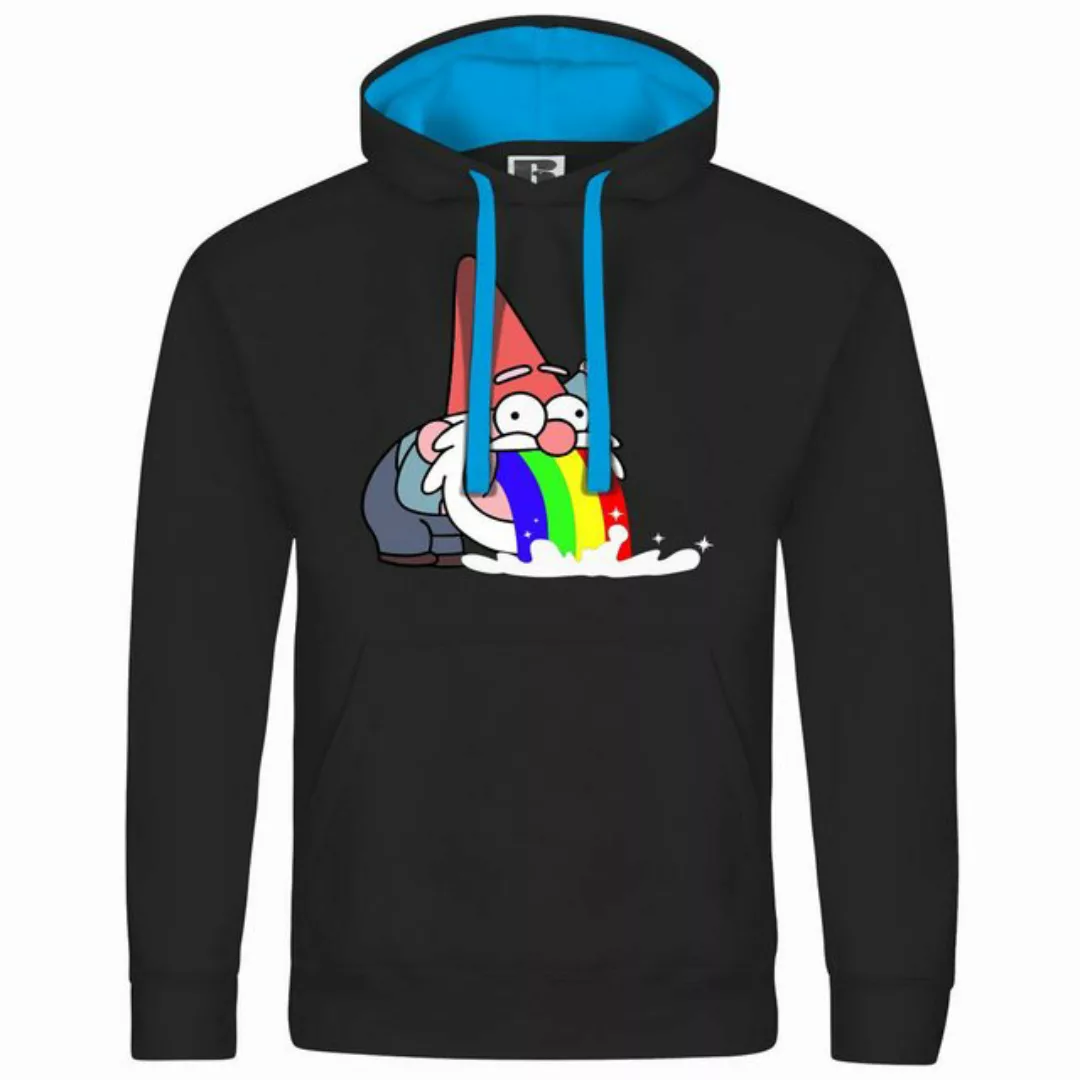 deinshirt Kapuzenpullover Herren Kapuzenpullover Kotzender Zwerg Mit Print günstig online kaufen