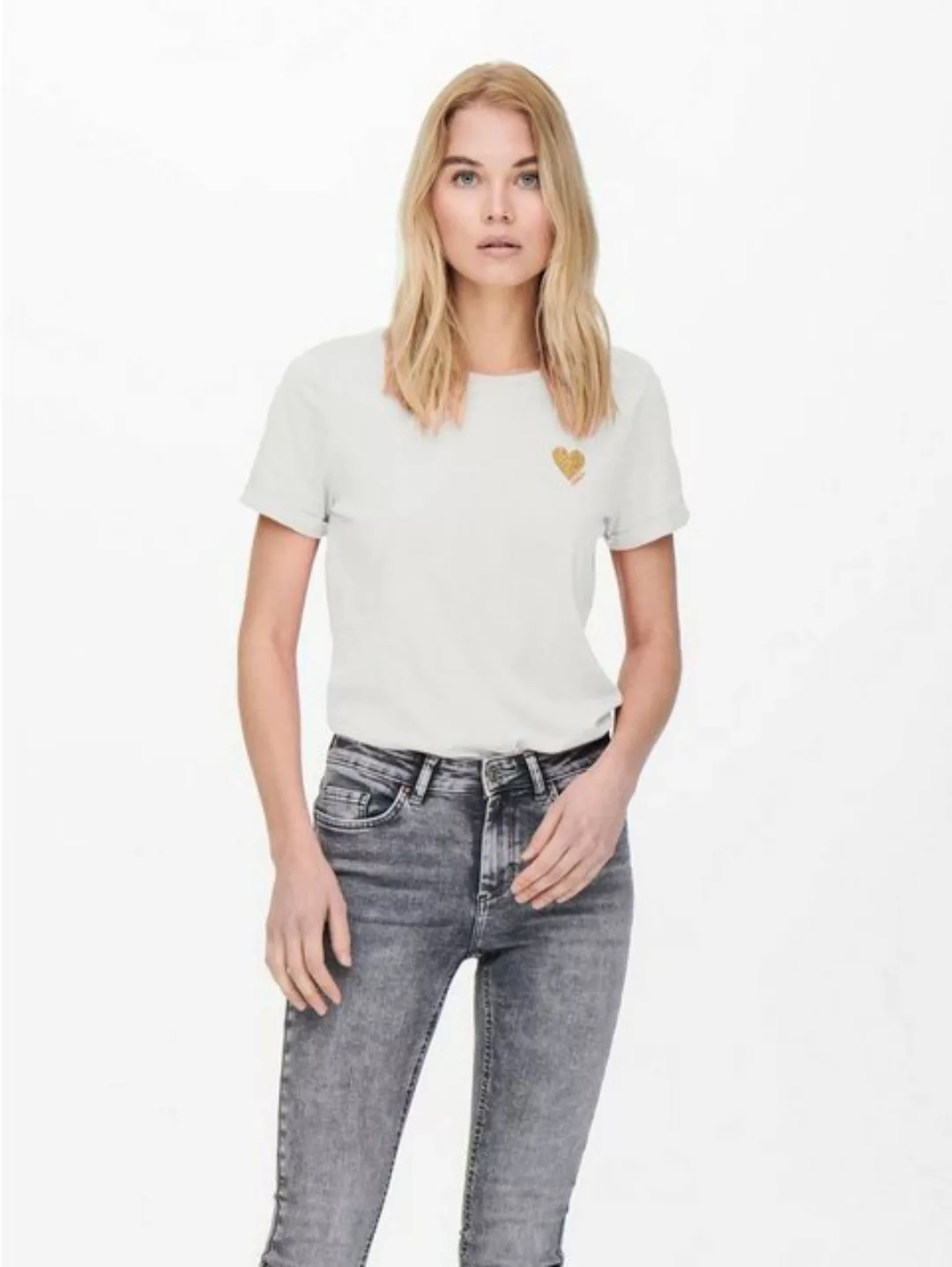 Only Damen T-Shirt ONLKITA Regular Fit günstig online kaufen