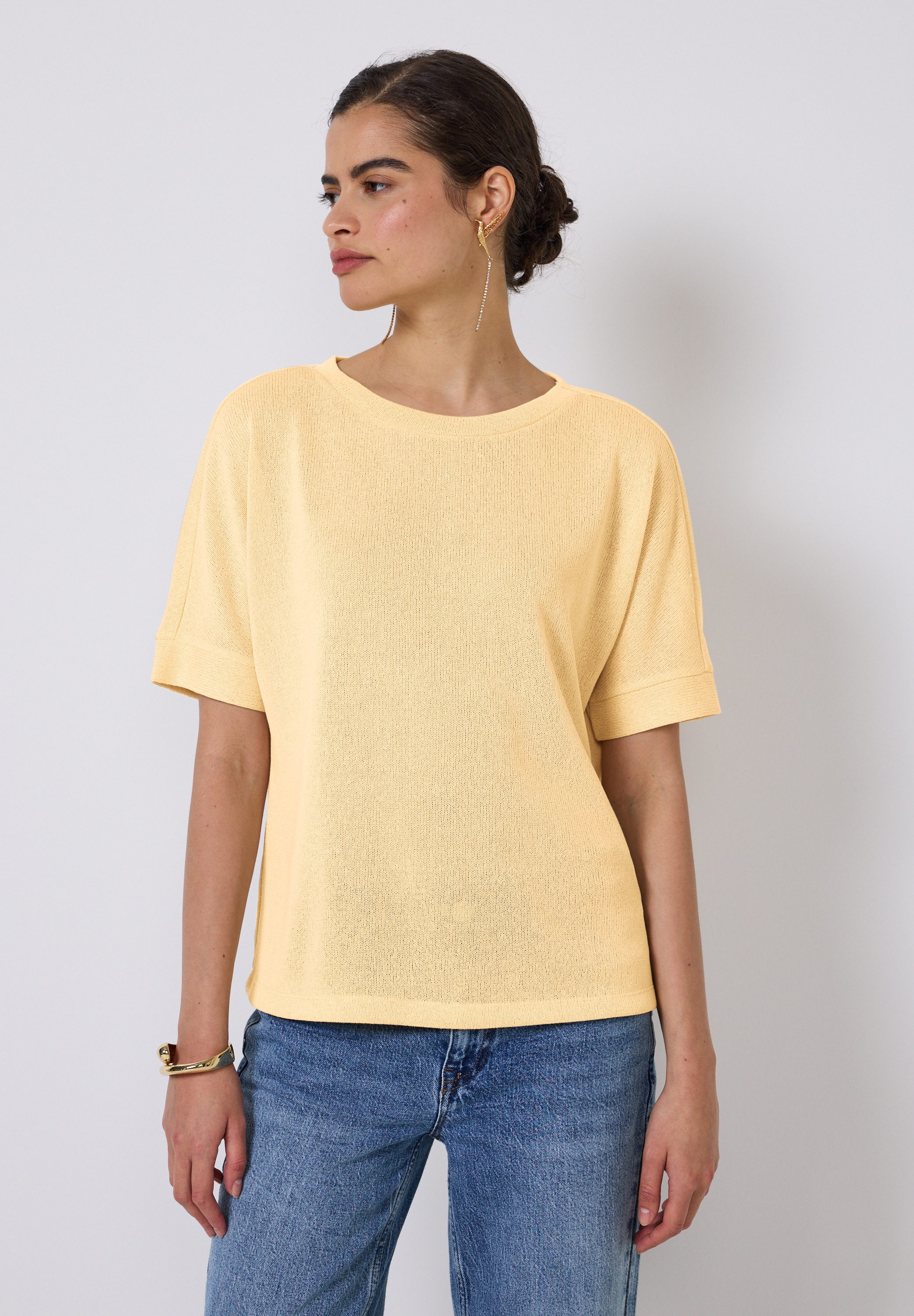STREET ONE STUDIO T-Shirt, mit U-Boot-Ausschnitt günstig online kaufen