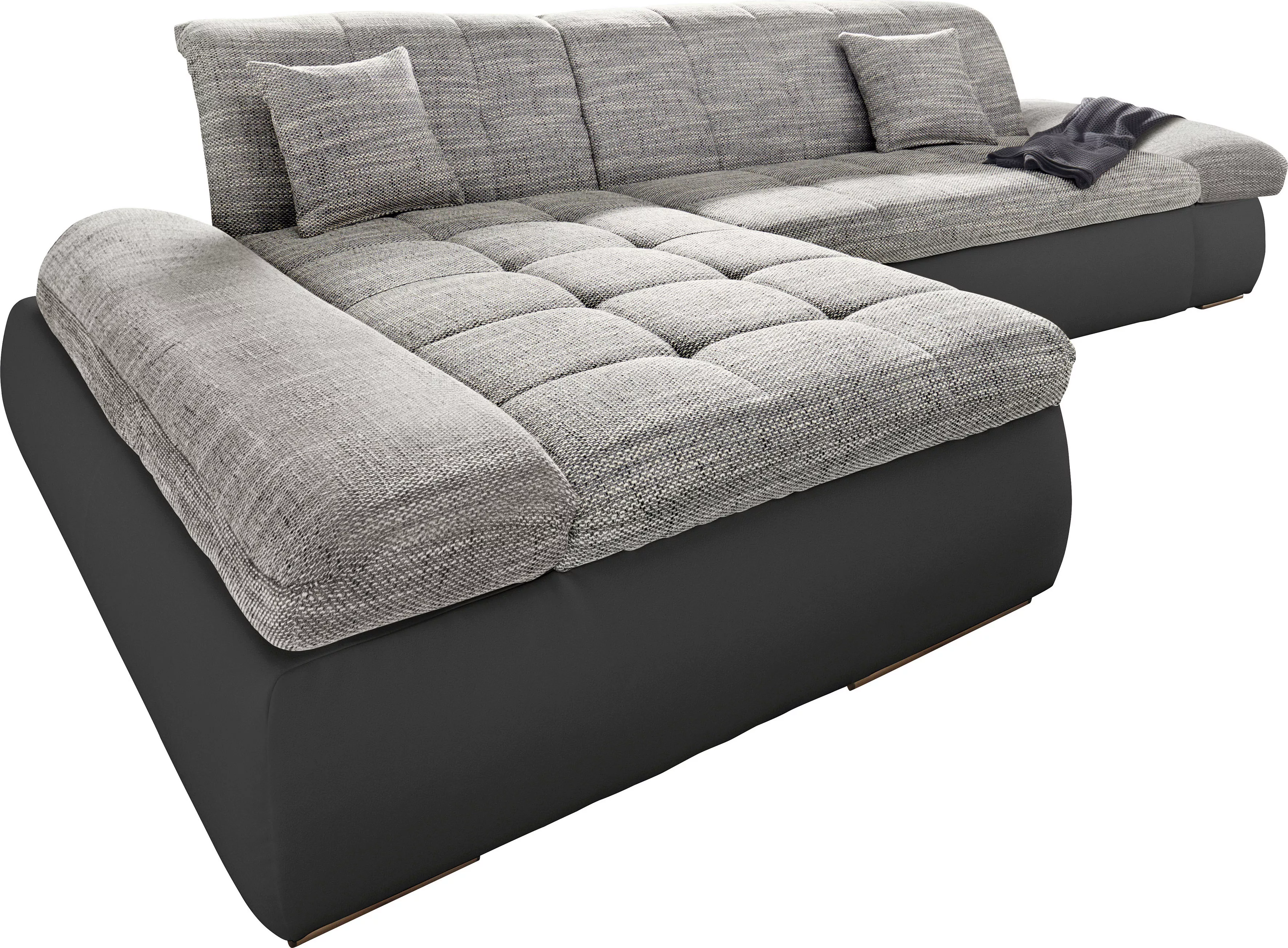 DOMO collection Ecksofa »PB Moric wahlweise mit Bettfunktion + Armteilverst günstig online kaufen