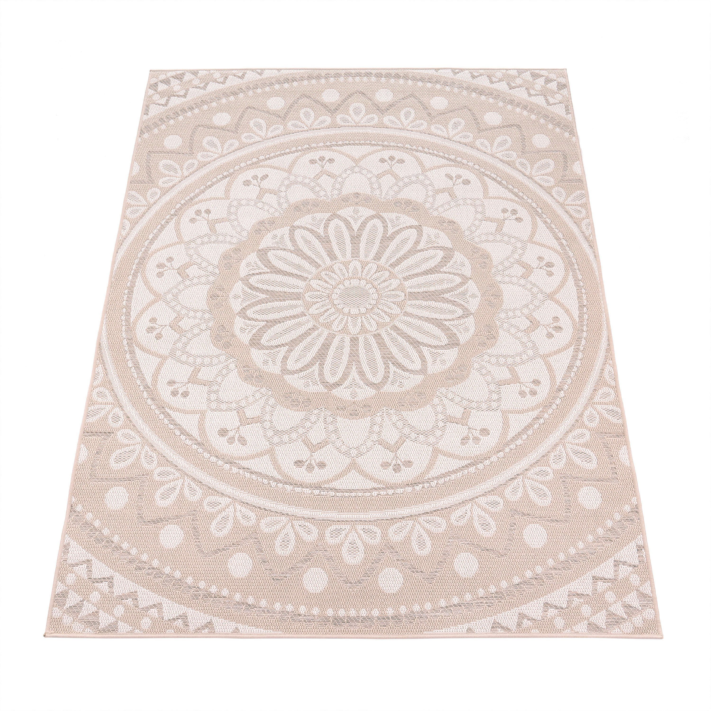 Paco Home Teppich »Brescia 471«, rechteckig, 4 mm Höhe, Flachgewebe, modern günstig online kaufen