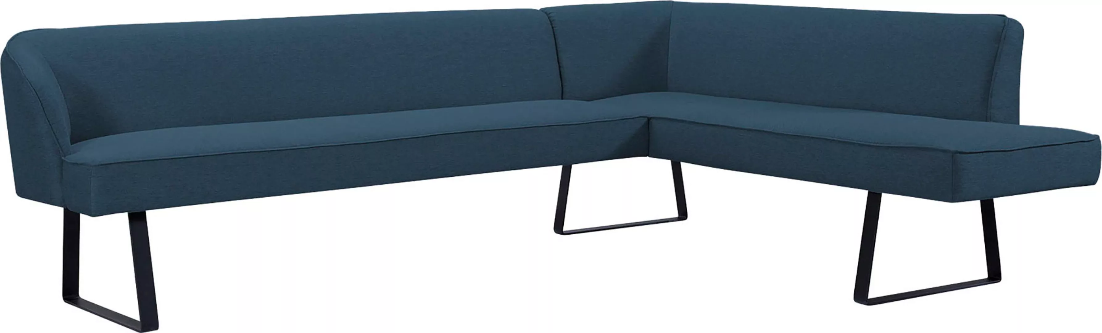 exxpo - sofa fashion Eckbank "Americano", mit Keder und Metallfüßen, Bezug günstig online kaufen