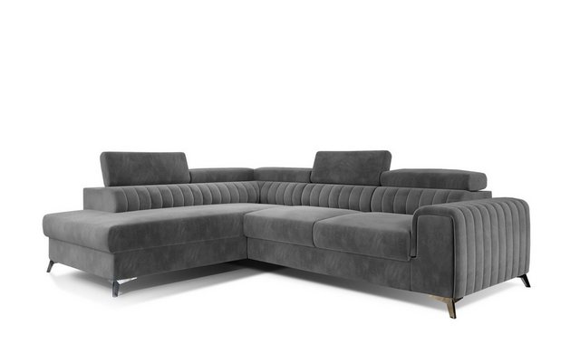 MOEBLO Ecksofa OLIVIER, mit Schlaffunktion und Bettkasten, Couch für Wohnzi günstig online kaufen