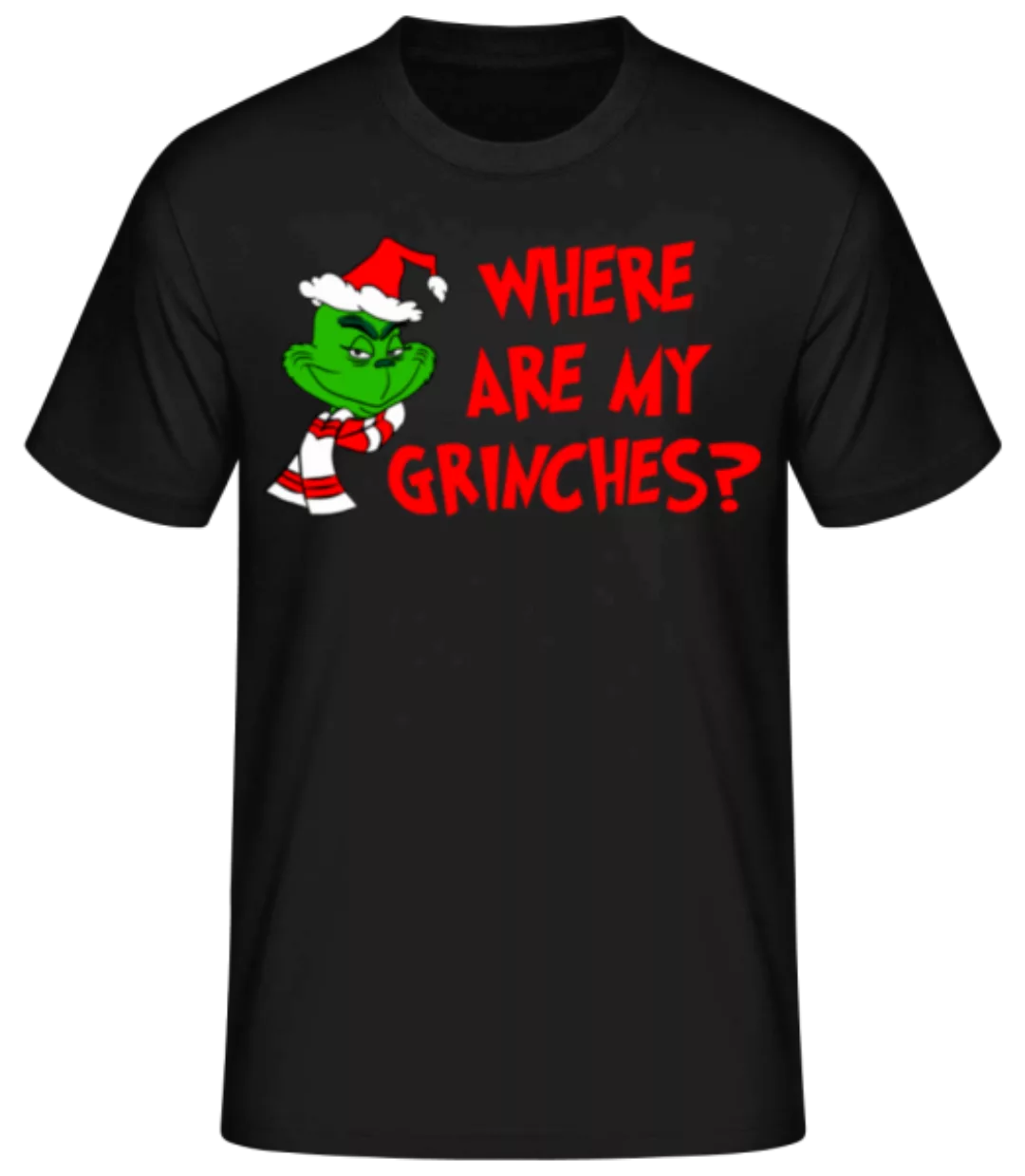 Where Are My Grinches · Männer Basic T-Shirt günstig online kaufen