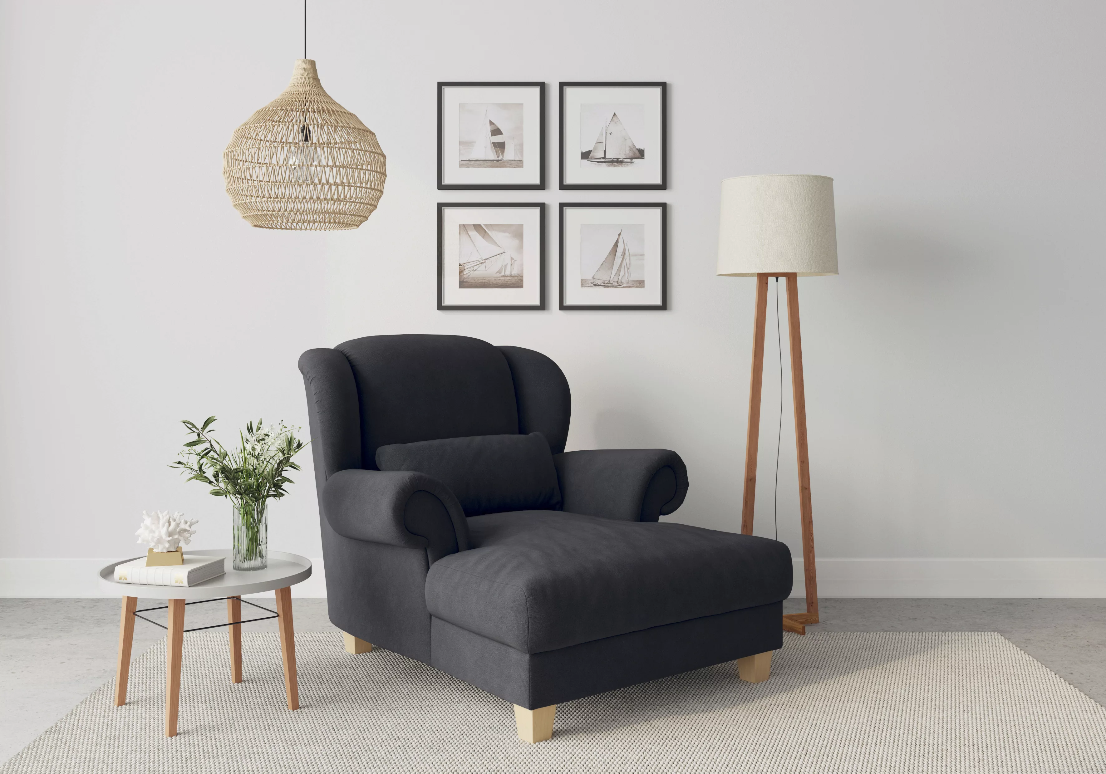 Home affaire Loveseat "Loveseat Queenie", (1 St.), mit softem, weichem Sitz günstig online kaufen