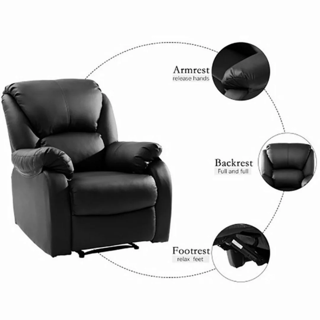 DOTMALL Sofa TV Recliner Recliner Leather Sofa for Home günstig online kaufen