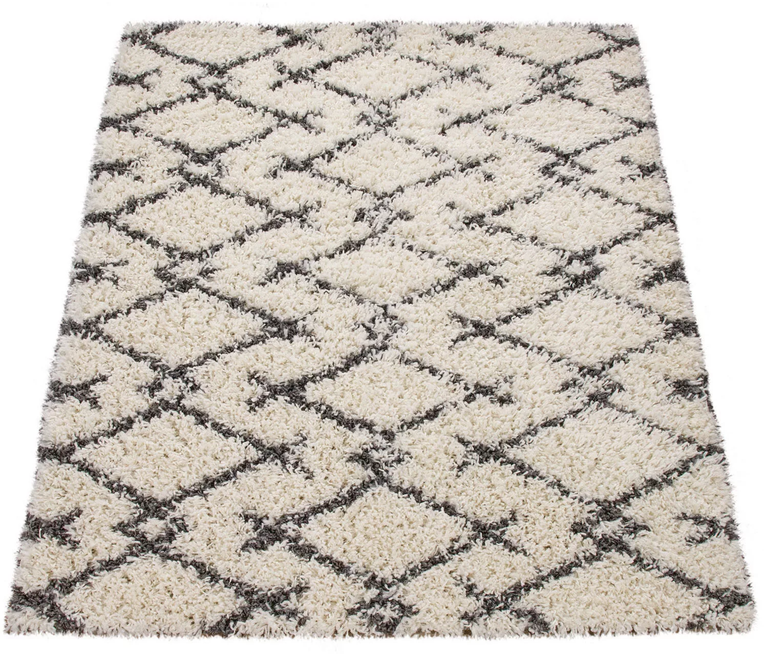 Paco Home Hochflor-Teppich »Kalmar 451«, rechteckig, Shaggy, Scandi Design, günstig online kaufen