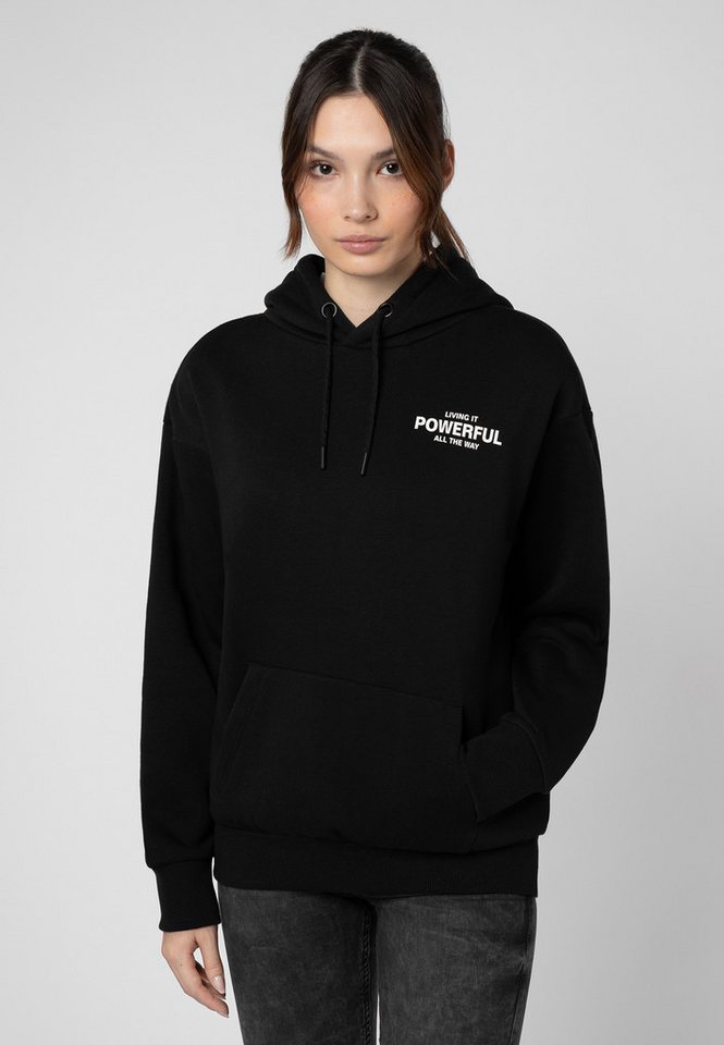 SUBLEVEL Kapuzenpullover Hoodie mit Backprint günstig online kaufen