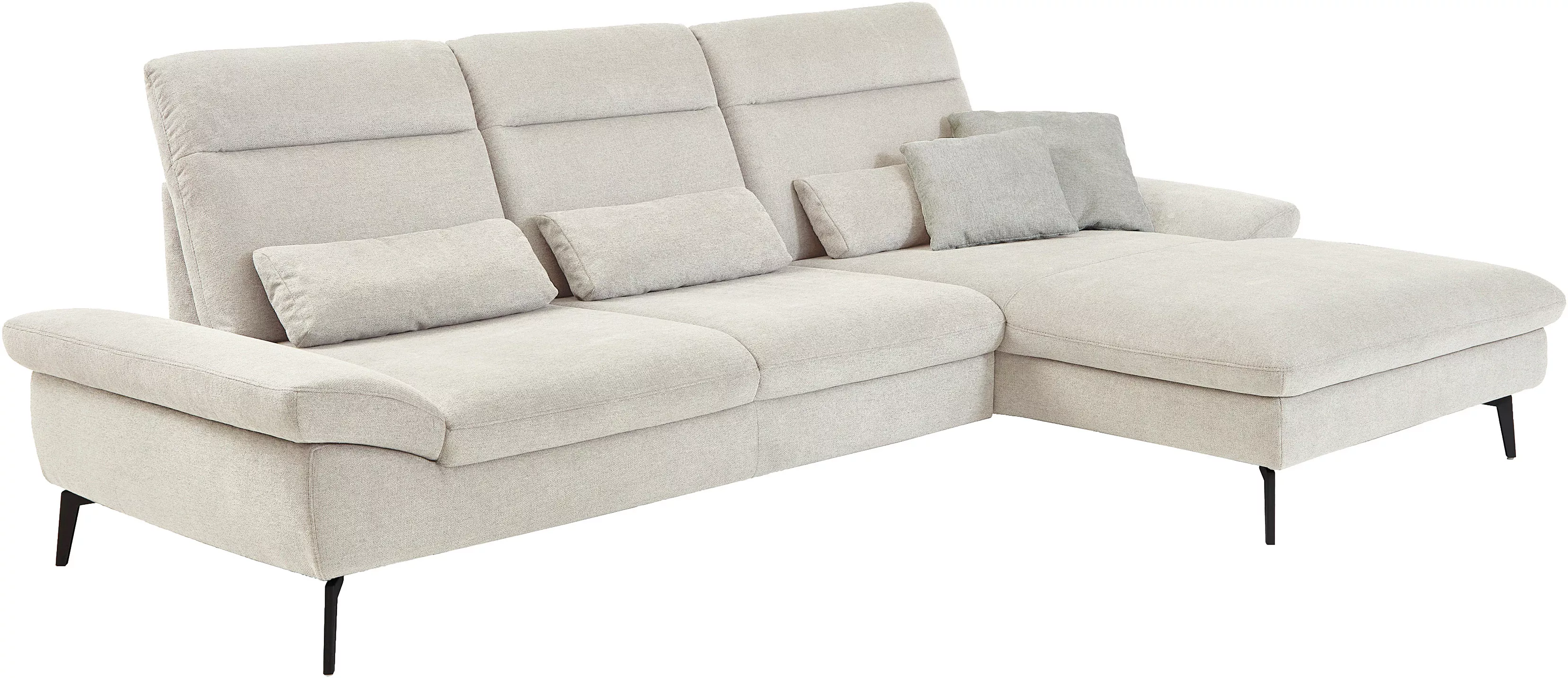 HUKLA Ecksofa "HU-HP22156 L-Form", inkl. Kopfpolsterverstellung, optional m günstig online kaufen