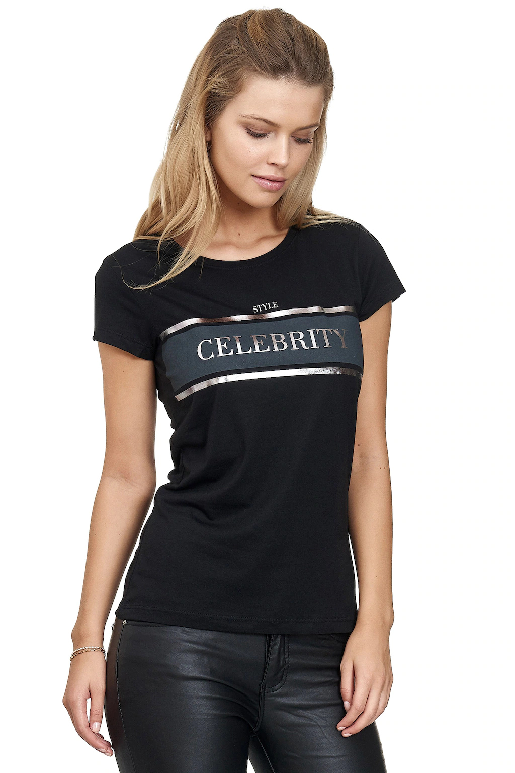 Decay T-Shirt, mit Glanz-Aufdruck günstig online kaufen