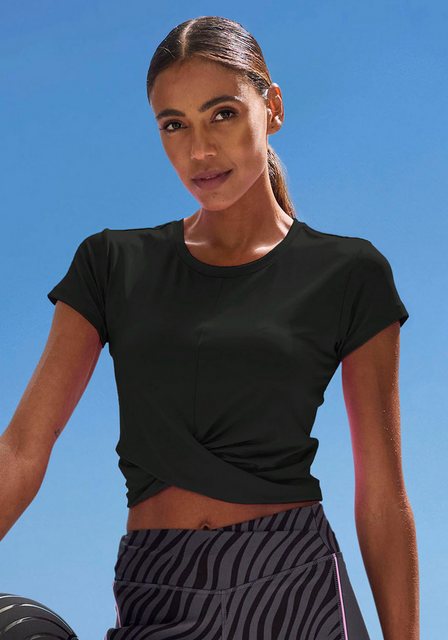 LASCANA ACTIVE T-Shirt -Sportshirt mit Twist Knoten günstig online kaufen