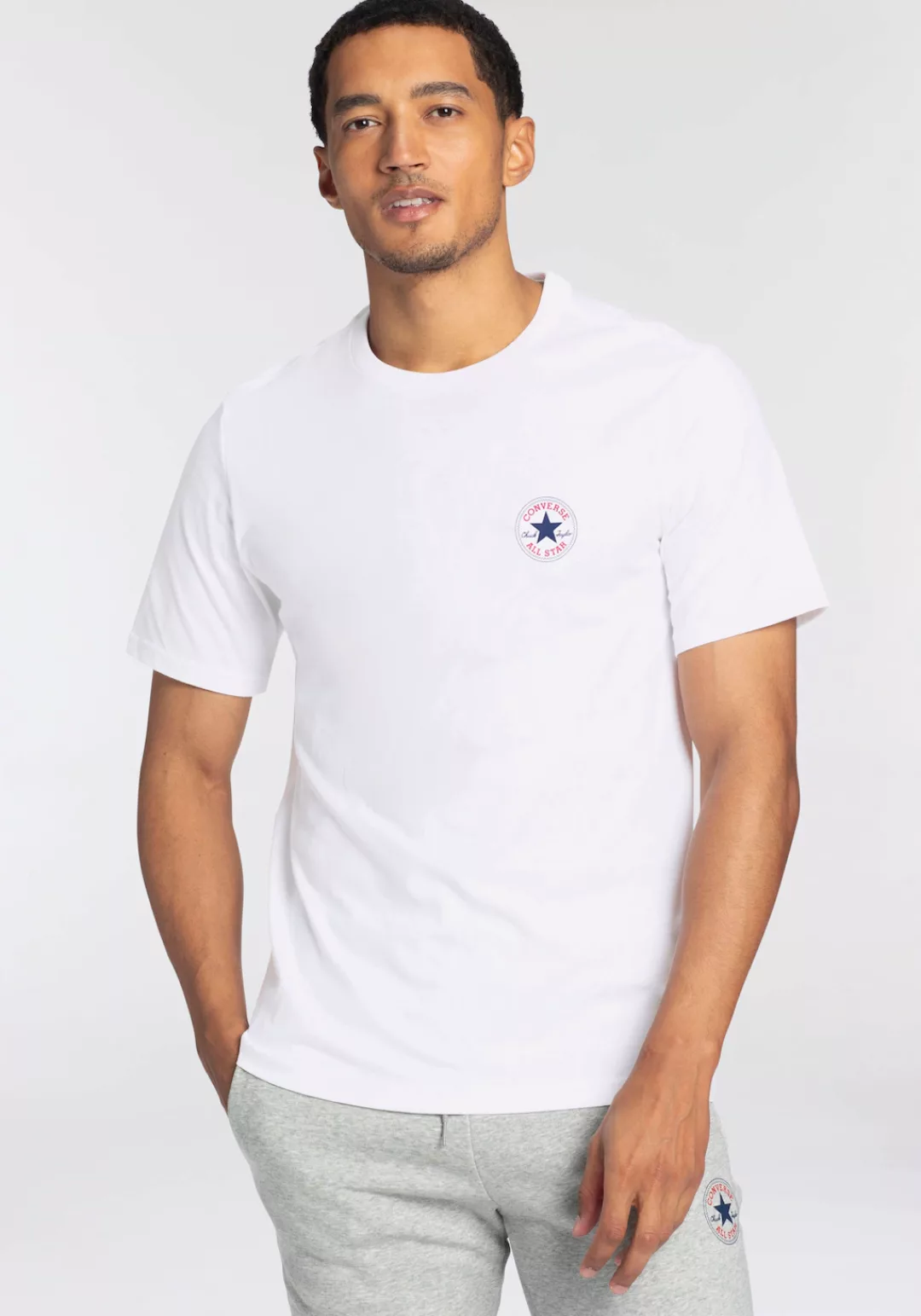 Converse T-Shirt "GO-TO MINI PATCH T-SHIRT", mit Logodruck günstig online kaufen