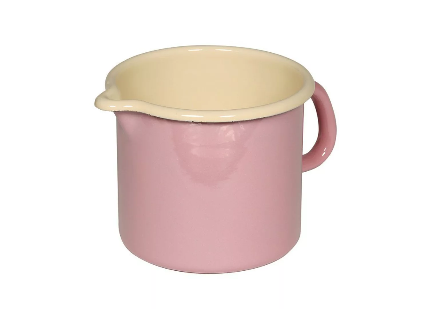 Riess Schnabeltopf Emaille Topf Pastell Rosa 12cm günstig online kaufen