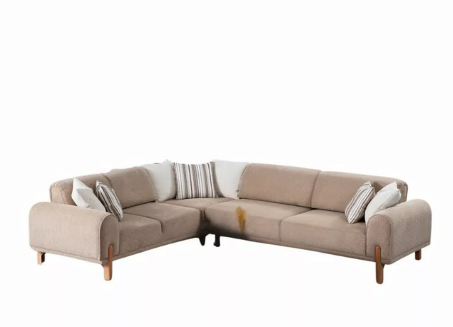 Villa Möbel Ecksofa Adonis, Set, mit Relax-/Bettfunktion durch umklappbare günstig online kaufen