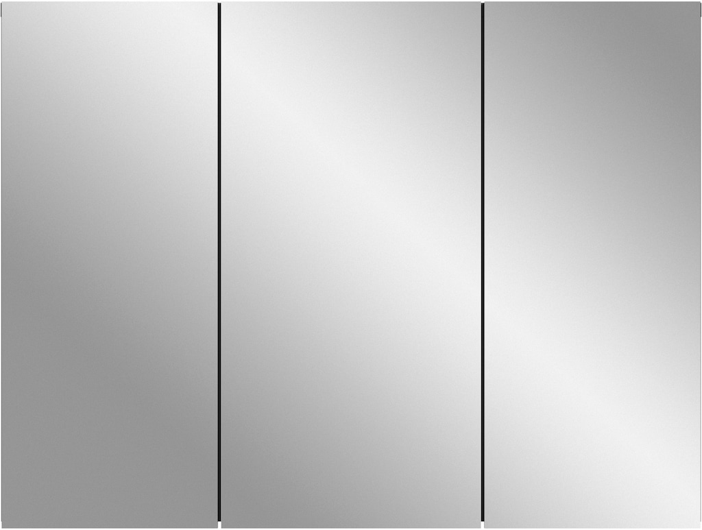 welltime Spiegelschrank "Doux, Breite 80 cm, 3 Spiegeltüren, 6 Einlegeboden günstig online kaufen