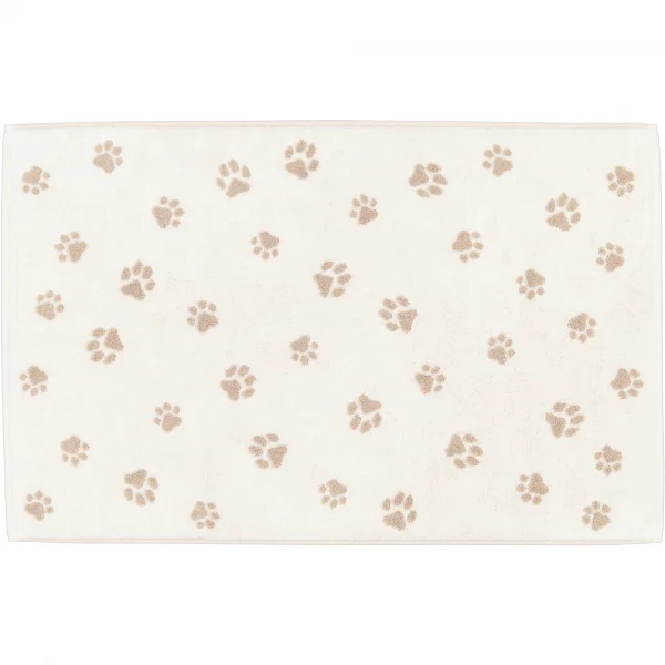Cawö Badematten WE LOVE DOGS Paws 6247 - Farbe: natur/beige - 33 - 50x80 cm günstig online kaufen