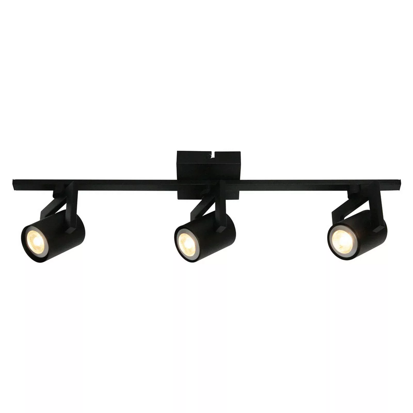 Moderne Deckenlampe ValvoLED in Schwarz 3-flg. günstig online kaufen