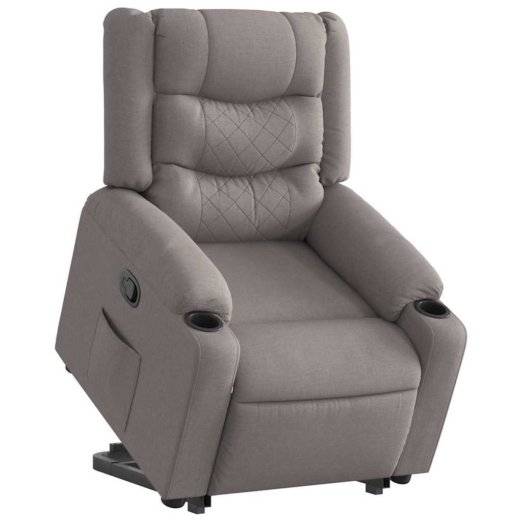 vidaXL Sessel Relaxsessel mit Aufstehhilfe Taupe günstig online kaufen