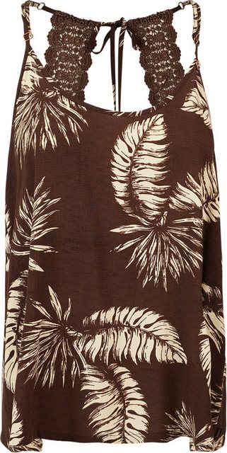 Brunotti Kurzarmshirt Tanya-Palm Women Top Summer Palm Big Chocolate günstig online kaufen