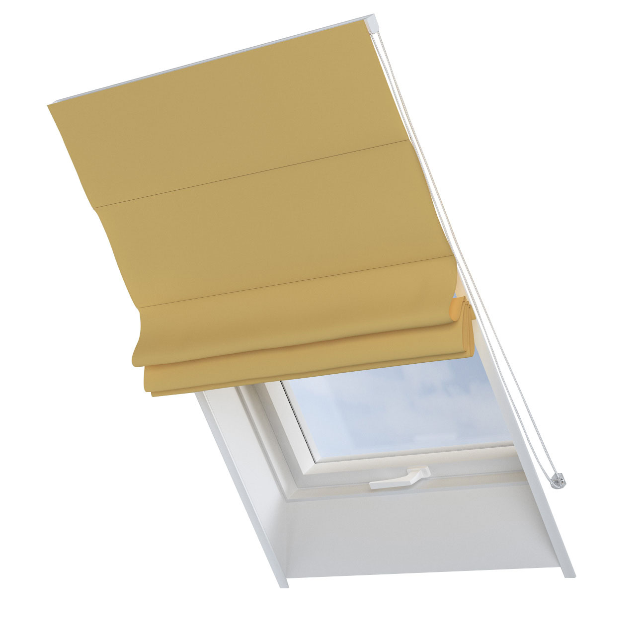Dekoria Dachfenster-Raffrollo Rimini, gelb , 50 x 60 cm günstig online kaufen