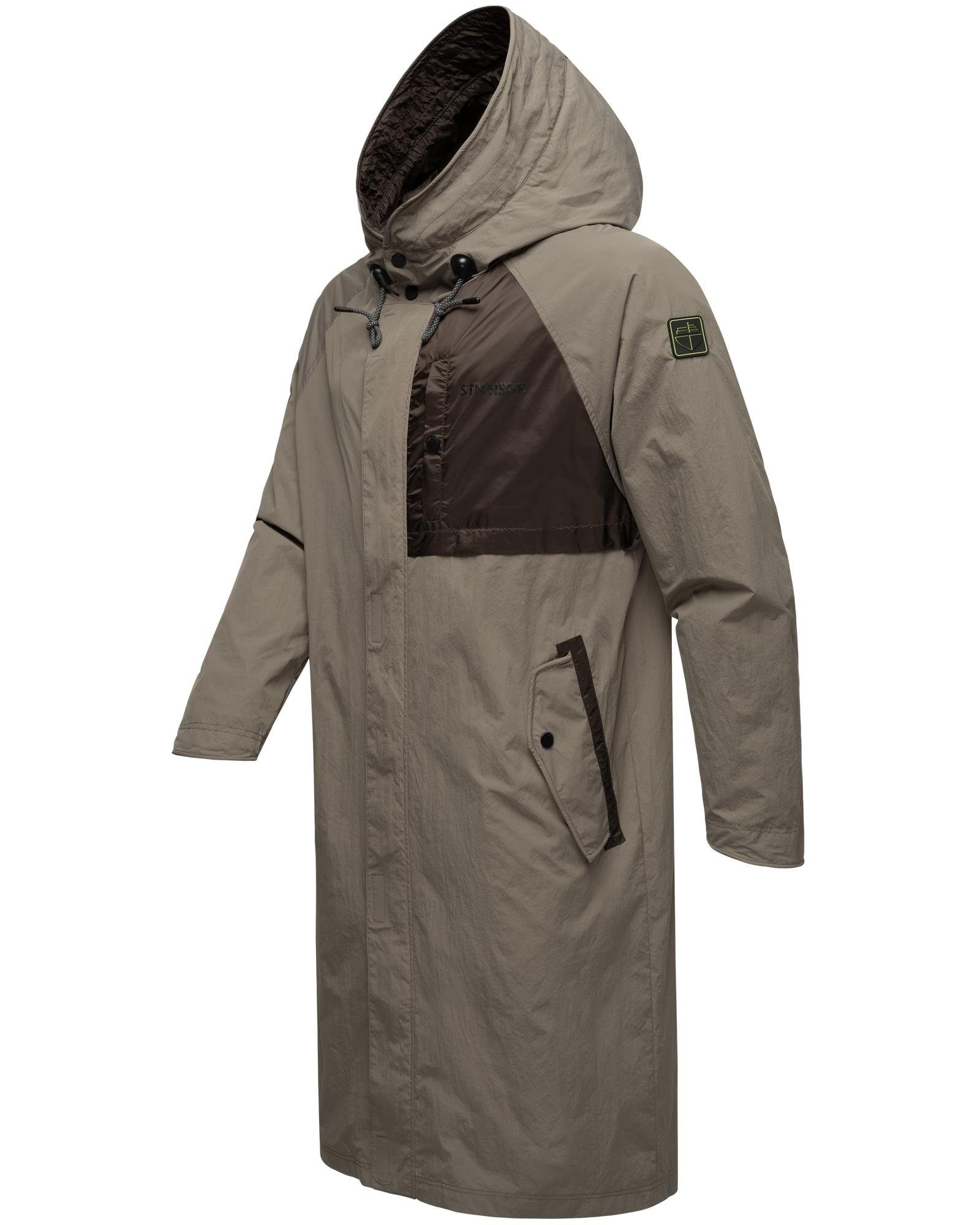 Stone Harbour Regenmantel "Zafaar", Lange Herren Regenjacke mit Kapuze günstig online kaufen