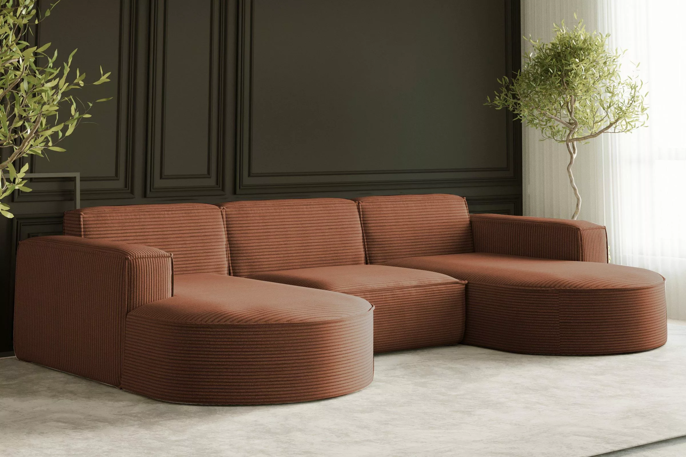 Kaiser Möbel Ecksofa Sofa U form, günstig online kaufen