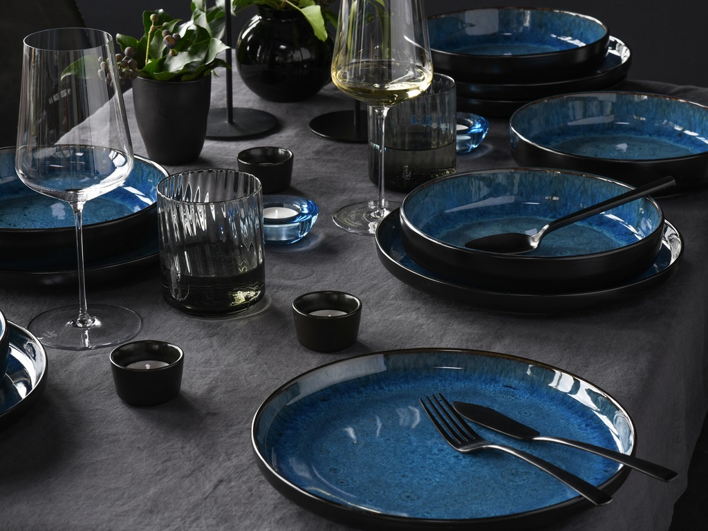 CreaTable Teller-Set »Nordic Fjord«, (Set, 12 tlg.), Tafelservice, 6 Speise günstig online kaufen