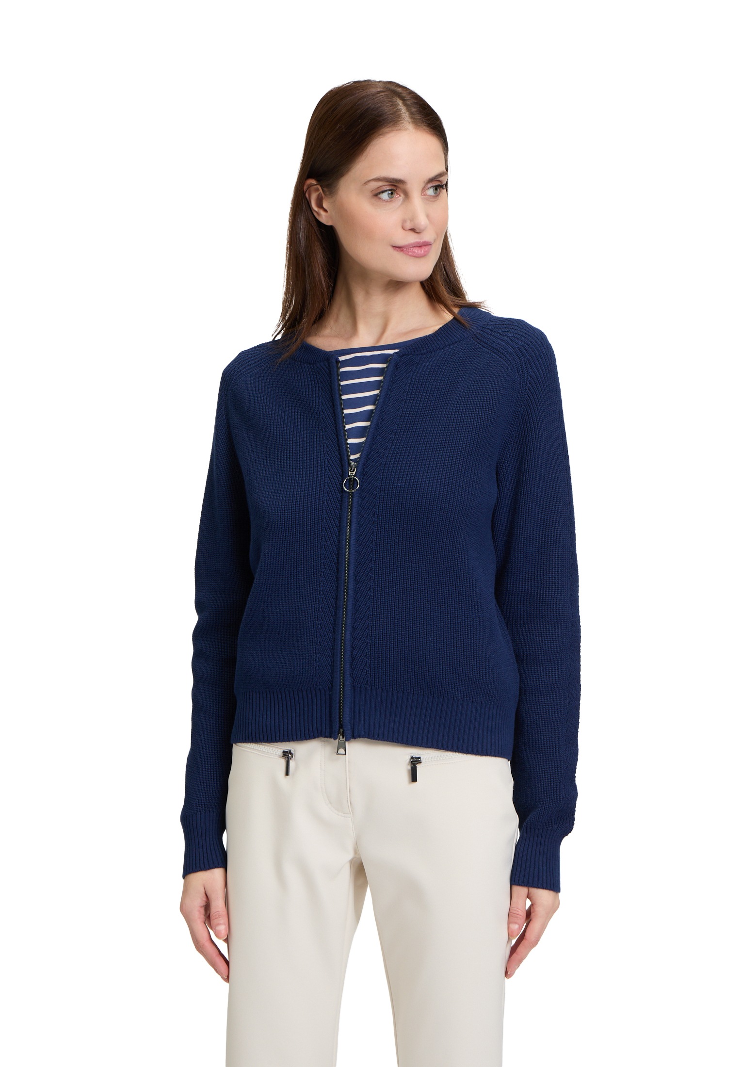 Betty Barclay Strickjacke "Betty Barclay Feinstrickjacke mit Reißverschluss günstig online kaufen